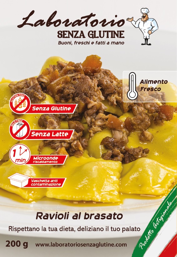 Ravioli senza glutine di carne